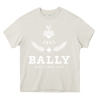 Cream bally Heavy Core Tee - linhVisuals