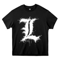 Black ryuzaki Heavy Core Tee - linhVisuals