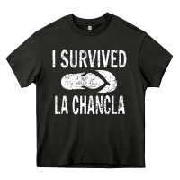 Asphalt I survived la chancla Heavy Core Tee - linhVisuals