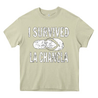Mossy I survived la chancla Heavy Core Tee - linhVisuals