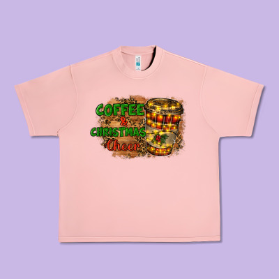 Coffee And Christmas Cheer Urban Heavy Tee Designed By Ranaportraitstore