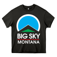 Asphalt big sky montana Heavy Core Tee - linhVisuals