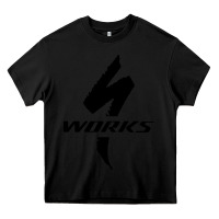 Black Specialized Bikes Bicycle Heavy Core Tee - linhVisuals