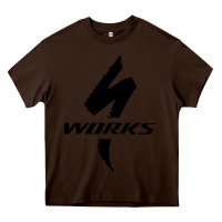 Chocolate Brown Specialized Bikes Bicycle Heavy Core Tee - linhVisuals