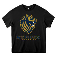 Black st pius x high school athletics Heavy Core Tee - linhVisuals