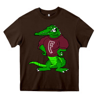 Chocolate Brown foreman high school Heavy Core Tee - linhVisuals