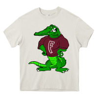 Cream foreman high school Heavy Core Tee - linhVisuals