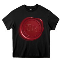 Black taskmaster seal Heavy Core Tee - linhVisuals