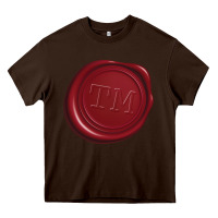 Chocolate Brown taskmaster seal Heavy Core Tee - linhVisuals