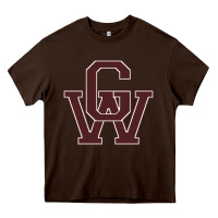 Chocolate Brown george washington high school Heavy Core Tee - linhVisuals