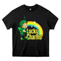 Black lucky charms Heavy Core Tee - linhVisuals