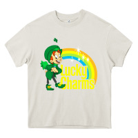 Cream lucky charms Heavy Core Tee - linhVisuals