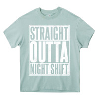 Arona straight outta night shift Heavy Core Tee - linhVisuals
