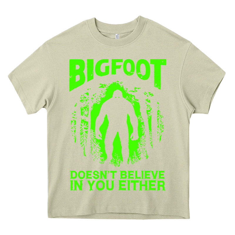 Bigfoot Believer T  Shirt Bigfoot Doesnt Believe In You Either T  Shir Heavy Core Tee by linhVisuals | Teevron