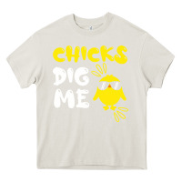 Cream chicks dig me Heavy Core Tee - linhVisuals