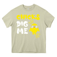 Mossy chicks dig me Heavy Core Tee - linhVisuals