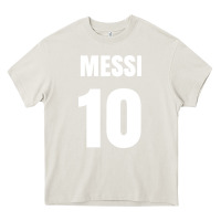 Cream messi 10 Heavy Core Tee - linhVisuals