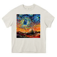 Cream van gogh never saw gallifrey Heavy Core Tee - linhVisuals