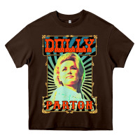 Chocolate Brown #parton vintage Heavy Core Tee - linhVisuals