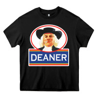 Black deaner oats Heavy Core Tee - linhVisuals
