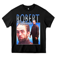 Black #robert pattinson Heavy Core Tee - linhVisuals