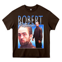 Chocolate Brown #robert pattinson Heavy Core Tee - linhVisuals