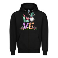 Black easter gnome easter bunny gnome Zipper Hoodie - Jasminsmagicworld