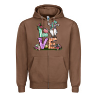 Chestnut easter gnome easter bunny gnome Zipper Hoodie - Jasminsmagicworld