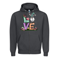 Smoke easter gnome easter bunny gnome Zipper Hoodie - Jasminsmagicworld
