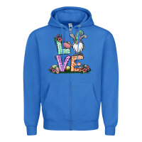 True Royal easter gnome easter bunny gnome Zipper Hoodie - Jasminsmagicworld