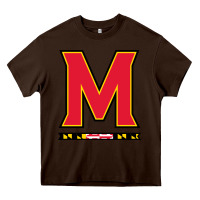 Chocolate Brown maryland terr Heavy Core Tee - linhVisuals