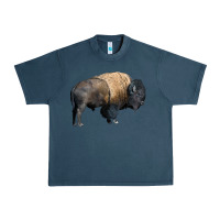 Midnight Navy Bison Buffalo Urban Heavy Tee - LillyAllenDesigns