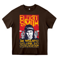 Chocolate Brown Elliott Smith Heavy Core Tee - linhVisuals