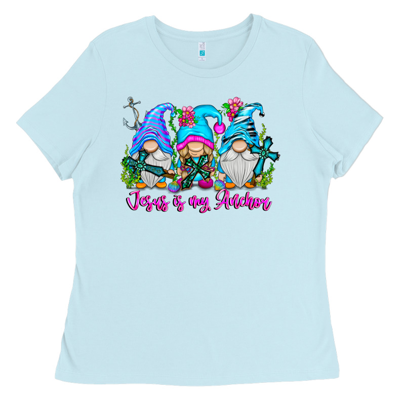 Jesus Is My Anchor Ladies Tee by CowhideDigitalArt | Teevron