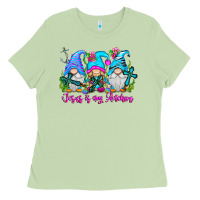 Matcha Jesus Is My Anchor Ladies Tee - CowhideDigitalArt