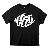 Black modest mouse Heavy Core Tee - linhVisuals