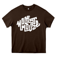 Chocolate Brown modest mouse Heavy Core Tee - linhVisuals