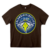 Chocolate Brown the-columbia-fireflies-merch Heavy Core Tee - linhVisuals