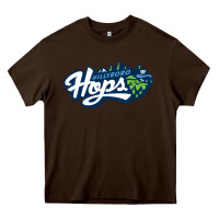 Chocolate Brown the-hillsboro-hops-merch Heavy Core Tee - linhVisuals