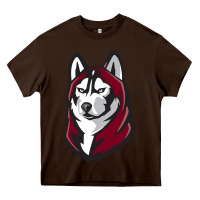 Chocolate Brown bloomsburg huskies Heavy Core Tee - linhVisuals