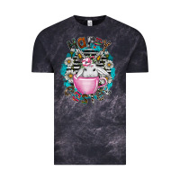 Cloud Black Happy Easter Vintage Tee - CowhideDigitalArt