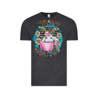 Vintage Black Happy Easter Vintage Tee - CowhideDigitalArt