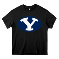 Black byu couga s Heavy Core Tee - linhVisuals