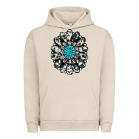 Pigment French Oak cowhide aztec gemstone Urban Hoodie - RanaPortraitStore