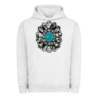 Pigment Lunar Rock cowhide aztec gemstone Urban Hoodie - RanaPortraitStore