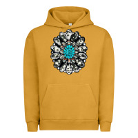 Pigment Peanut Butter cowhide aztec gemstone Urban Hoodie - RanaPortraitStore