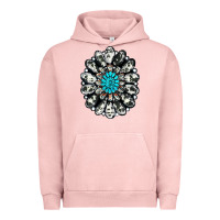 Pigment Salmon cowhide aztec gemstone Urban Hoodie - RanaPortraitStore