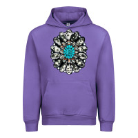 Tulip cowhide aztec gemstone Urban Hoodie - RanaPortraitStore