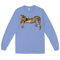 Colony Blue Gecko Lizard Illustrations Long Sleeve Tee - LillyAllenDesigns