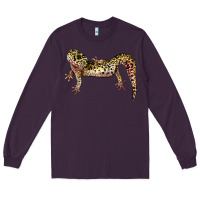 Plum Gecko Lizard Illustrations Long Sleeve Tee - LillyAllenDesigns